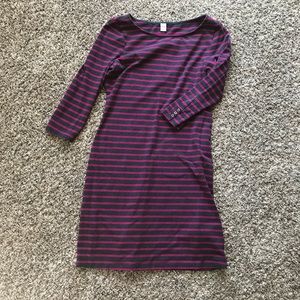 LS striped dress